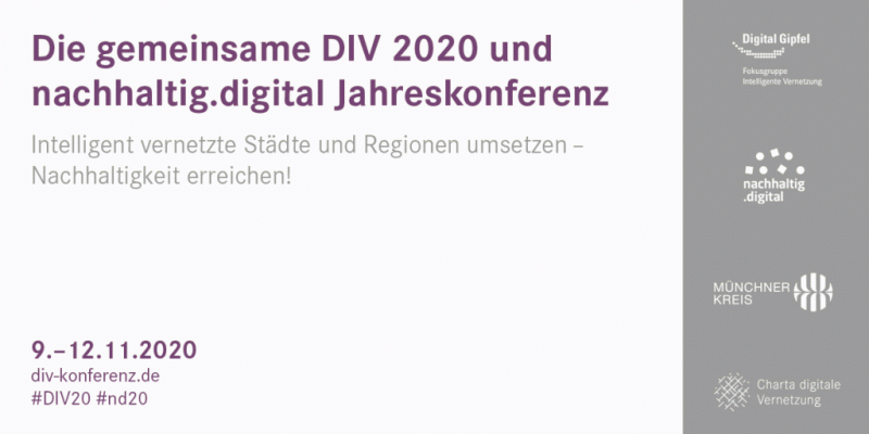 DIV 2020 und nachhaltig digital Jahreskonferenz