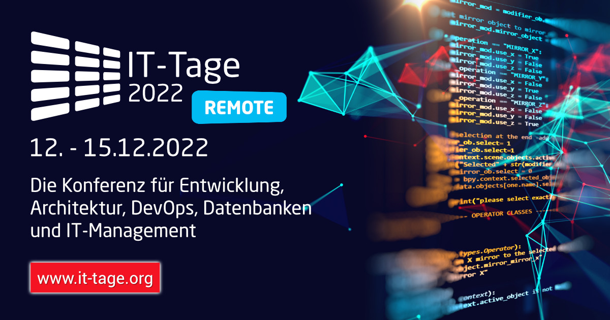 IT-Tage 2022 Remote