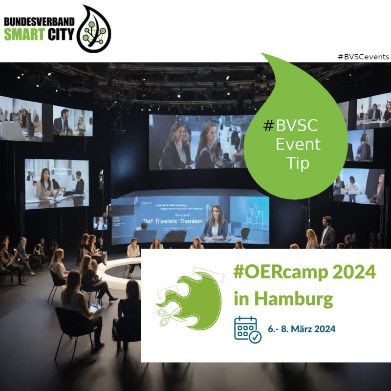 #BVSCevent Tip: OERcamp 2024, 6. bis 8. März 2024, Medienschule Hamburg